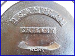 Rare Antique Cast Iron Birmingham Stove & Range No. 8 Dutch Oven Skillet Alabama