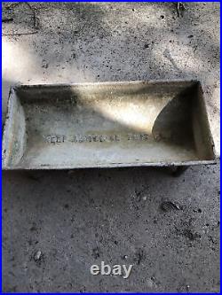 Rare Antique Cast Iron Pan/Tray Stove Fireplace Heater QUIMBY S QS BACKUS MFG PA