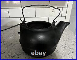Rare Antique Cast Iron Teapot Kettle #8 Made To Go With RUBY 18 Stove
