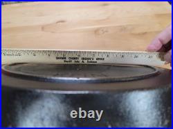 Rare Antique Fully Marked MARIETTA Pa Cast Iron Pan Skillet Gate Mark #10