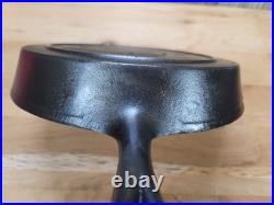 Rare Antique Fully Marked MARIETTA Pa Cast Iron Pan Skillet Gate Mark #10