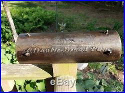 Rare Atlantic Bread Pan, Portland Stove Foundry cast iron, Good condition