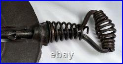 Rare Cast Iron Brown Camp Des Moines Iowa 6 Inch I. O. A Stove Damper Patent 1925