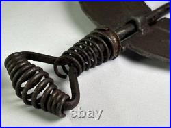 Rare Cast Iron Brown Camp Des Moines Iowa 6 Inch I. O. A Stove Damper Patent 1925