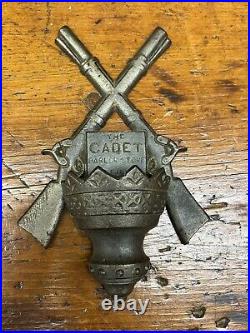 Rare Cast Iron Match Safe The Cadet Parlor Stove M. L. Filley Troy NY