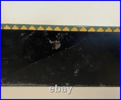 Rare Early 1900's Sapolin Advertising Display Cast Iron Stove on Lithograph Tin Rare Early 1900's Sapolin Advertising Display Cast Iron Stove on Lithograph Tin