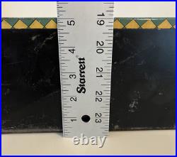 Rare Early 1900's Sapolin Advertising Display Cast Iron Stove on Lithograph Tin Rare Early 1900's Sapolin Advertising Display Cast Iron Stove on Lithograph Tin