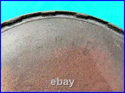 Rare Very Old 14 Erie Griswold Griddle Cast Iron with Bail #742 Sits Flat