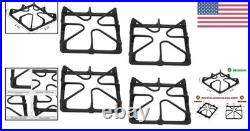 Replacement Cast Iron Stove Grates Compatible with GE Cooking Models 4-Pack