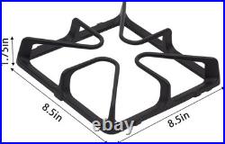 Replacement Cast Iron Stove Grates Compatible with GE Cooking Models 4-Pack Replacement Cast Iron Stove Grates Compatible with GE Cooking Models 4-Pack