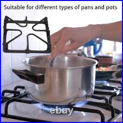 Replacement Cast Iron Stove Grates Compatible with GE Cooking Models 4-Pack