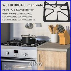 Replacement Cast Iron Stove Grates Compatible with GE Cooking Models 4-Pack