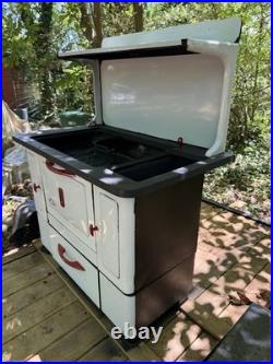 Romeagle Lady Freestanding Cooking Range 6 Burner Baking Oven White/Red/Black