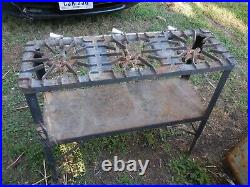 Rustic Griswold Model 2030 3 burner floor stand stove antique rare rough