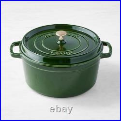 SALE Staub Enameled Cast Iron Round Dutch Oven, 7-Qt