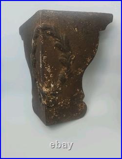 SET OF 6 Heavy Antique cast iron tub foot, furniture or stove leg stylized G