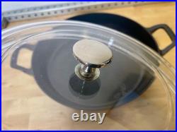 STAUB Cast Iron 3.5 qt Braiser with Glass Lid Dutch Oven Cherry