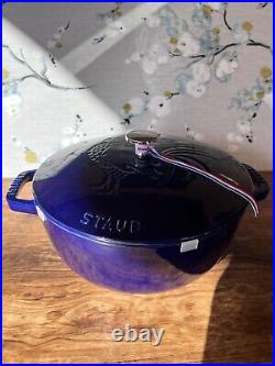 STAUB Cast Iron 3.75-qt Essential French Oven Rooster