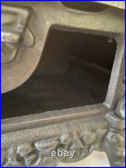Salesman Sample RARE Complete Set No Rust Cast Iron Miniature Wood Stove Antique