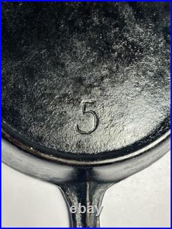 Scarce Antique MACDONALD Arch Logo No 5 Cast Iron Skillet USA