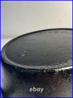 Scarce Antique MACDONALD Arch Logo No 5 Cast Iron Skillet USA