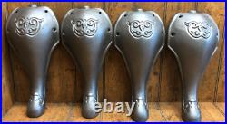 Set of 4 Vintage Cast Iron Stove Legs 12 1/2 Tall 481 Wal Com