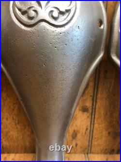 Set of 4 Vintage Cast Iron Stove Legs 12 1/2 Tall 481 Wal Com