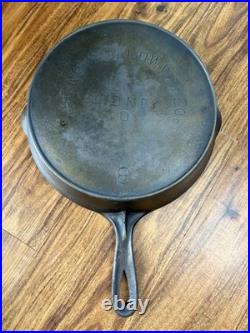 Sidney Hollow Ware Wagner Transition No. 8 Cast Iron Skillet with Heat Ring