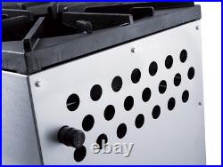 Single Two Ring Burner Commercial NSF Heavy Duty 18x23 Stock Pot Range