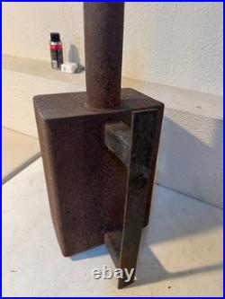 Small Rustic Wood Burning Stove Cast Iron Style Decor 21