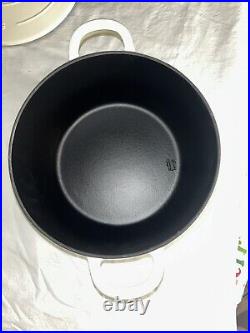 Smeg cast iron saucepan with lid couldron pot