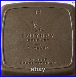 Smithey 12 Seasoned Cast Iron Grill Pan Griddle Skillet Cookware