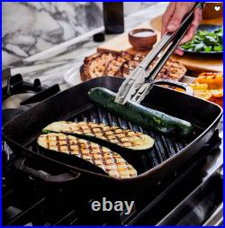 Smithey 12 Seasoned Cast Iron Grill Pan Griddle Skillet Cookware