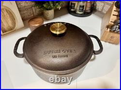 Smithey Seasoned Cast Iron Dutch Oven, 5 1/2-Qt