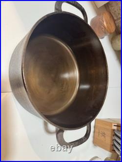 Smithey Seasoned Cast Iron Dutch Oven, 5 1/2-Qt