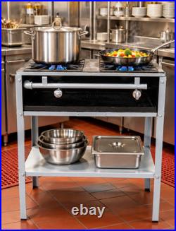 Southbend Gas Range with 2 Burners, Manual Controls, tested and working