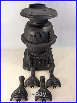 Spark Pot Belly Stove Salesman Sample Grey Iron Casting Co. Cast Iron