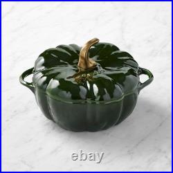Staub 3.5-Qt Pumpkin Cocotte Enameled Cast Iron Dutch Oven