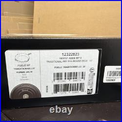 Staub Cast Iron 11-inch Traditional Deep Skillet Black