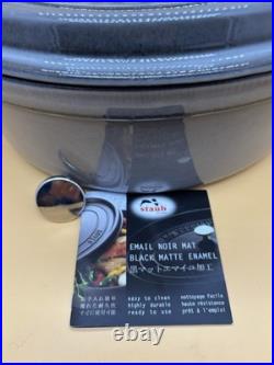 Staub Cast Iron 12.25,31cm La Cocotte Graphite Gray, Made In France