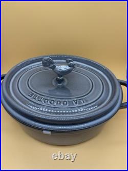 Staub Cast Iron 12.25,31cm La Cocotte Graphite Gray, Made In France