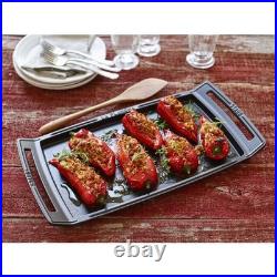 Staub Cast Iron 18.25 inch x 9.5-inch, Double Burner Griddle / Plancha 12033801