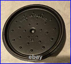 Staub Cast Iron #18 Dutch Oven Made In France