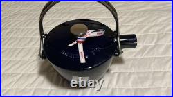 Staub Cast Iron 1.2 qt, Round, Tea Kettle, Dark blue
