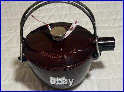 Staub Cast Iron 1.2 qt, Round, Tea Kettle, Grenadine