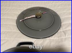 Staub Cast Iron 4-pc Stackable Set, Graphite Grey