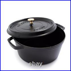 Staub Cast Iron 7 qt, Round, Dutch Oven All Color