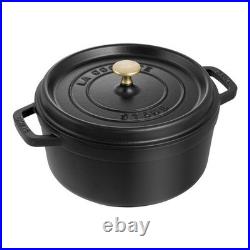 Staub Cast Iron 7 qt, Round, Dutch Oven All Color