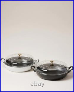 Staub Cast Iron Braiser with Brass Knob-Take your cooking to the next level