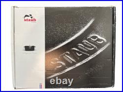 Staub Cast Iron Round Cocottes 7 qt, Round, Cocotte, White Truffle